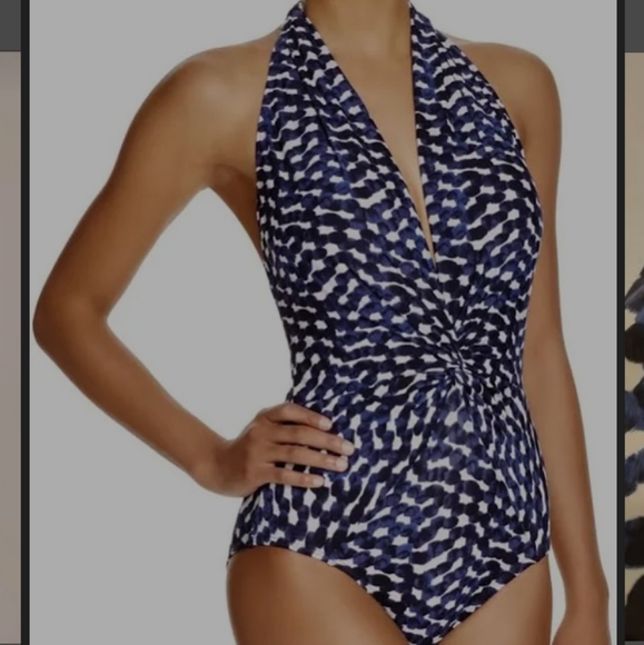 Robin piccone Audrey halter swimsuit - Picture 1 of 9